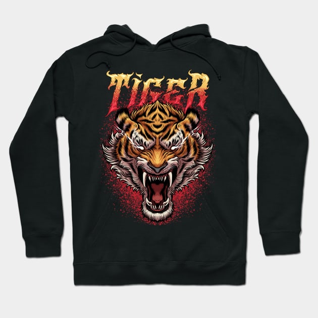 Tiger Roar 2nd Hoodie by triandk.artwork